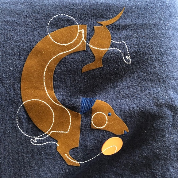 Jacadi Dog Ball Yarn Crewneck Pullover Sweater - Picture 3 of 6